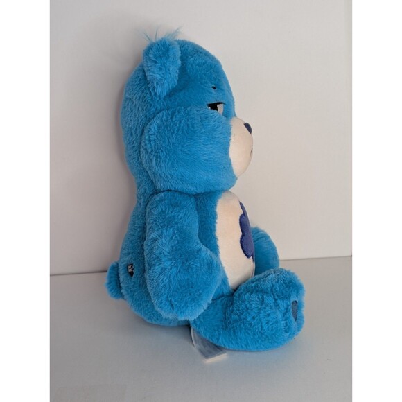 Care Bears Plush With Sparkle Eyes and Tummy GRUMPY BEAR 2022 Blue - Picture 2 of 6